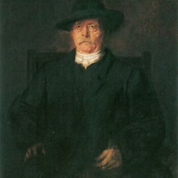 绘画 标题为“Portrait d’Otto von…” 由Franz Von Lenbach, 原创艺术品, 油
