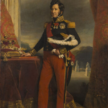 Malarstwo zatytułowany „Louis-Philippe 1er,…” autorstwa Franz Xaver Winterhalter, Oryginalna praca, Olej