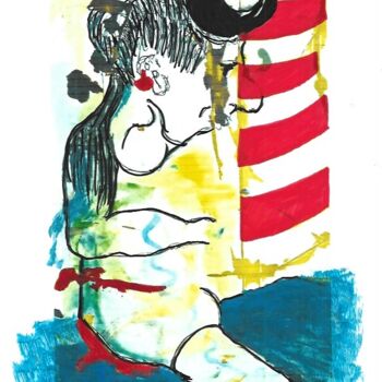 ""boy 1"" başlıklı Tablo Franziska Kolbe tarafından, Orijinal sanat, Akrilik
