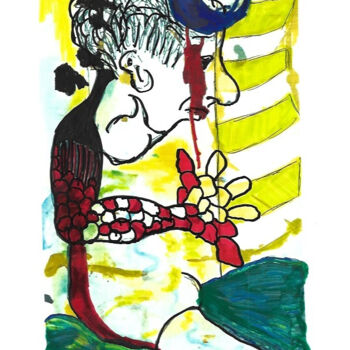 ""boy 3"" başlıklı Tablo Franziska Kolbe tarafından, Orijinal sanat, Işaretleyici