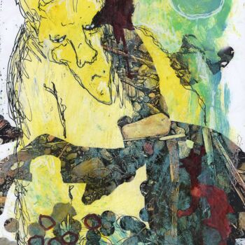Κολάζ με τίτλο "20/03/14" από Franziska Kolbe, Αυθεντικά έργα τέχνης, Ακρυλικό