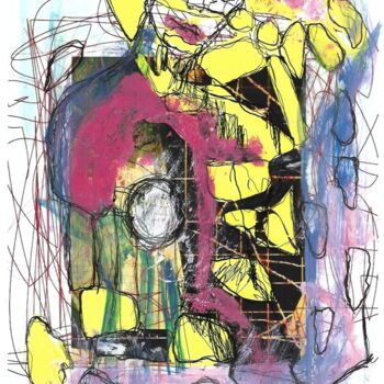 Коллажи под названием "20/02/14" - Franziska Kolbe, Подлинное произведение искусства, Акрил