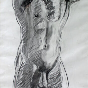 Male nude life drawing