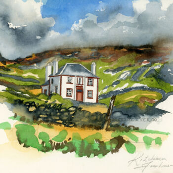 Painting titled "Islay Suite - Kilch…" by Fraser Maciver (1960 - 2019), Original Artwork, Watercolor