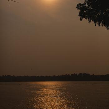 Photographie intitulée "couché du soleil" par Frebeny Kizeka, Œuvre d'art originale, Photographie numérique