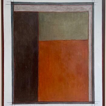 Painting titled "Sans titre 2" by Fred Du Mesnil, Original Artwork, Acrylic Mounted on Wood Stretcher frame