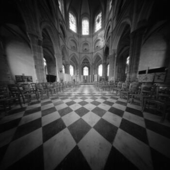 Photography titled "Collégiale" by Frédéric Duchesnay, Original Artwork, Analog photography