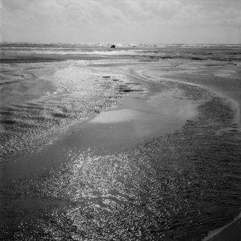 Photographie intitulée "Stella plage" par Frédéric Duchesnay, Œuvre d'art originale, Photographie argentique