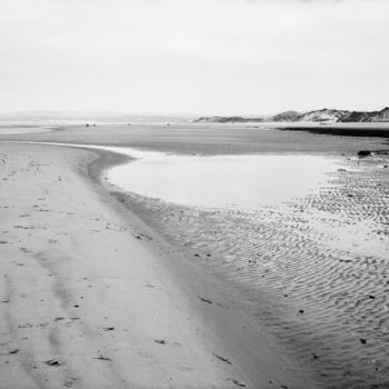 Photography titled "La plage de sable" by Frédéric Duchesnay, Original Artwork, Analog photography
