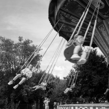 Photography titled "manege" by Frédéric Duchesnay, Original Artwork, Analog photography