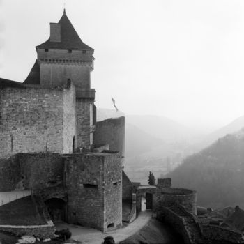 Fotografie getiteld "Le château" door Frédéric Duchesnay, Origineel Kunstwerk, Film fotografie