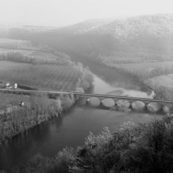 Photographie intitulée "La Dordogne" par Frédéric Duchesnay, Œuvre d'art originale, Photographie argentique