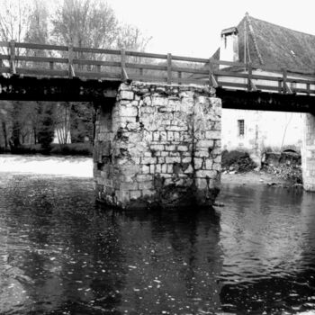 Fotografie getiteld "Un pont" door Frédéric Duchesnay, Origineel Kunstwerk, Film fotografie