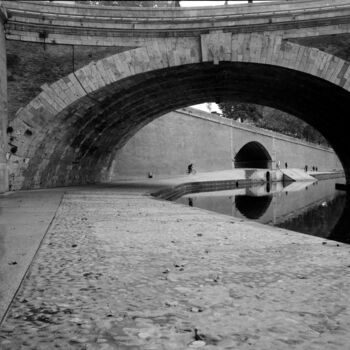 Fotografie getiteld "Toulouse les quais" door Frédéric Duchesnay, Origineel Kunstwerk, Film fotografie