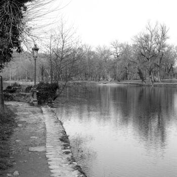 Photography titled "La berge" by Frédéric Duchesnay, Original Artwork, Analog photography