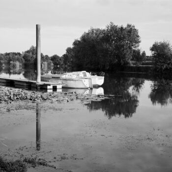 Photography titled "Petit port" by Frédéric Duchesnay, Original Artwork, Analog photography