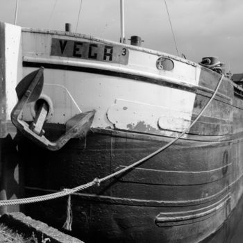 Fotografia intitolato "A quai" da Frédéric Duchesnay, Opera d'arte originale, fotografia a pellicola