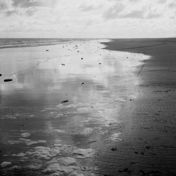 Photographie intitulée "Ciel et mer" par Frédéric Duchesnay, Œuvre d'art originale, Photographie argentique