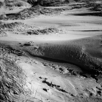 Fotografie getiteld "Le sable" door Frédéric Duchesnay, Origineel Kunstwerk, Film fotografie