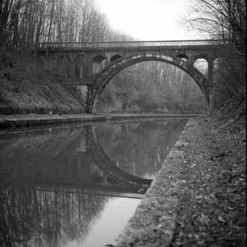 Fotografie getiteld "quadrature" door Frédéric Duchesnay, Origineel Kunstwerk, Film fotografie