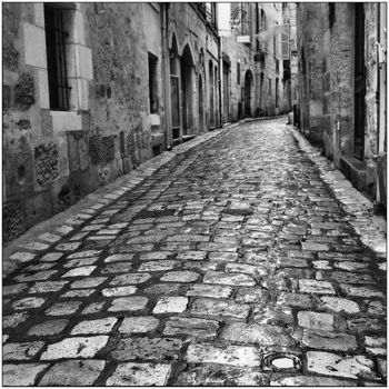 Photography titled "Vieille rue" by Frédéric Duchesnay, Original Artwork, Analog photography