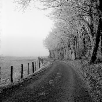 Photography titled "Sur la route" by Frédéric Duchesnay, Original Artwork, Analog photography