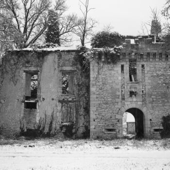 Photography titled "La ruine" by Frédéric Duchesnay, Original Artwork, Analog photography