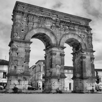 Fotografia zatytułowany „Arc de triomphe” autorstwa Frédéric Duchesnay, Oryginalna praca, Fotografia filmowa