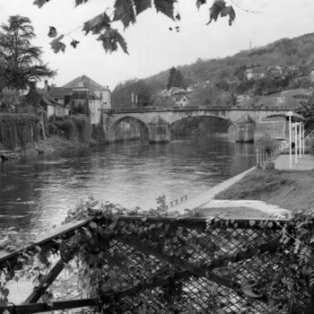 Фотография под названием "La rivière" - Frédéric Duchesnay, Подлинное произведение искусства, Пленочная фотография