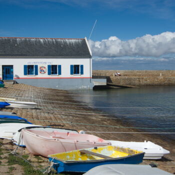 Fotografia zatytułowany „Port et barques” autorstwa Frédéric Duchesnay, Oryginalna praca, Fotografia cyfrowa