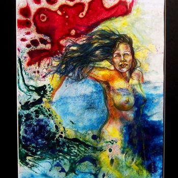 Painting titled "eden-nouba-freddybl…" by Freddy Blackberry, Original Artwork