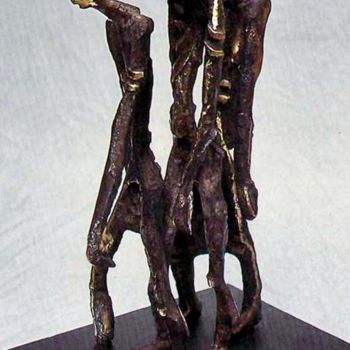 Skulptur mit dem Titel "(Sans titre)" von Freddy Tsimba, Original-Kunstwerk