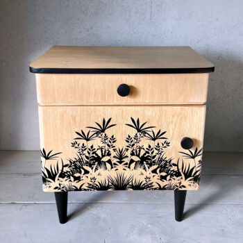 Design titled "Chevet tropical" by Frederia Meubles D'Encre, Original Artwork, Furniture