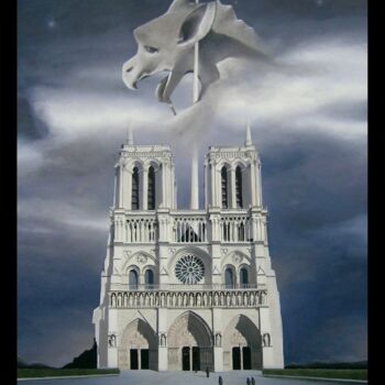 Peinture intitulée "Monstres sacrés" par Frédéric Andrès, Œuvre d'art originale, Huile