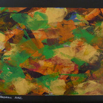Peinture intitulée "숲 아래" par Frédéric Avez, Œuvre d'art originale, Acrylique