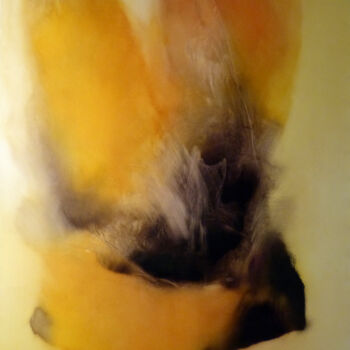 Painting titled "Flame d'incertitude…" by Frédéric Belaubre, Original Artwork, Oil