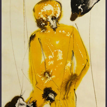 Disegno intitolato "41. Encre sur papie…" da Frédéric Belaubre, Opera d'arte originale, Inchiostro