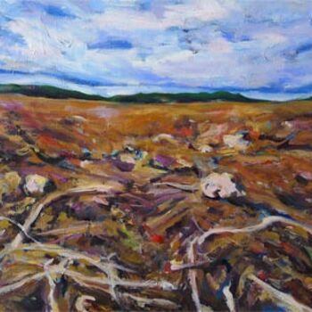 Pintura intitulada "terre de forges" por Frédéric Bellaïche, Obras de arte originais