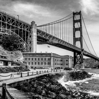Photographie intitulée "Golden Gate - Baie…" par Frederic Bos, Œuvre d'art originale, Photographie numérique