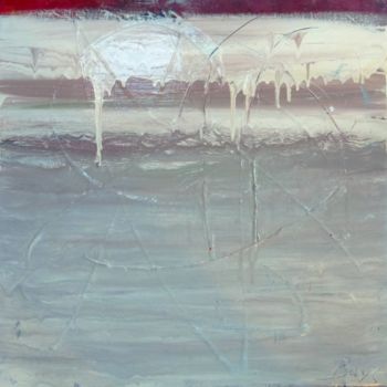 Peinture intitulée "magma neige" par Fredburic, Œuvre d'art originale