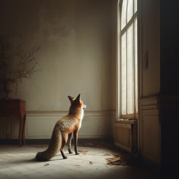Digital Arts titled "Fox" by Frederic Coinsin, Original Artwork, Photo Montage