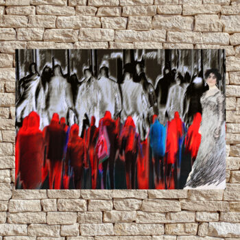 Arte digitale intitolato "ILLUSION (Klimt)" da Frédéric Didillon, Opera d'arte originale, Collages