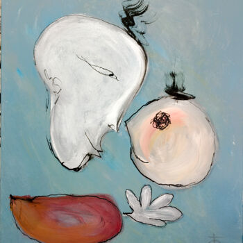 Painting titled "Florine et Florinet…" by Frédéric Didillon, Original Artwork, Acrylic