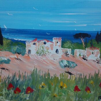 Painting titled "provence 10p 150 eu…" by Frederic Dupuy, Original Artwork