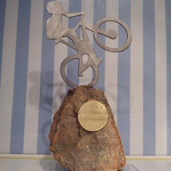 Sculpture intitulée "rocher de l esterel…" par Frederic Dupuy, Œuvre d'art originale, Métaux