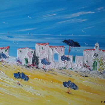 Painting titled "le Rastel" by Frederic Dupuy, Original Artwork