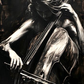 Digital Arts με τίτλο "Passion musicale" από Frédéric Font (Chroma), Αυθεντικά έργα τέχνης, Ψηφιακή ζωγραφική Τοποθετήθηκε σ…