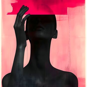 Arts numériques intitulée ""Révélation Intérie…" par Frédéric Font (Chroma), Œuvre d'art originale, Peinture numérique Monté…