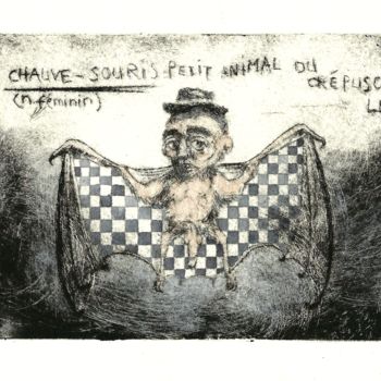 图画 标题为“Gravure rehaussée,…” 由Frhégo, 原创艺术品
