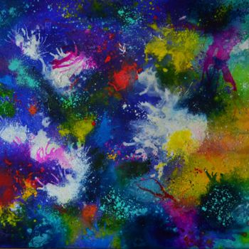 Painting titled "tardigrades" by Frederic Janssens (Fredj), Original Artwork, Acrylic